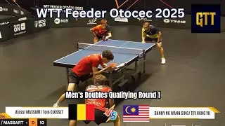 Danny Ng/Tey Vs Closset/Massart | WTT Feeder Otocec 2025 | Men's Doubles Qualifying Round 1