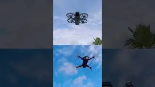 DJI Neo VS XT505 GPS Drones Breezy Test 💪 #shortfeeds #gpsdrone #djineo #wind