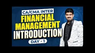 CA Inter FM Introduction Video By CA Sankalp Kanshtiya |