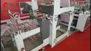 Rolling draw tape/draw string bag making machine