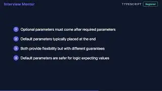 Optional vs Default Parameters in TypeScript Explained