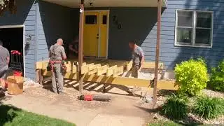 Deck Replacement Time Lapse | Old Deck Demo to Trex Composite Upgrade