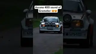 Walter Gromoller&rsquo;s Ascona 400 sounds insane #rally #rallye #fun