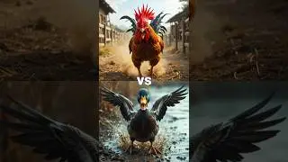 Rooster vs Duck (quail, turkey, goose, ostrich) #rooster #duck #animals