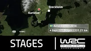 WRC Rally Sweden 2016: The Stages