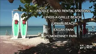 St. Pete Beach adds new paddle board rental stations