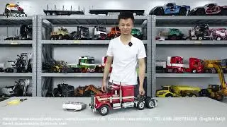 Радиоуправляемый трактор TMY 1/14 покрашен и собран. 3-ступенчатая коробка передач #rcmodel
