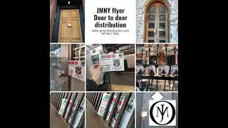 JMNY flyer    Door to door distribution
