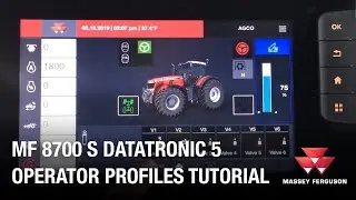 MF 8700 S Datatronic 5 Operator Profiles