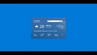 ASMR Programming - Weather App using HTML, CSS, and Javascript - No Talking
