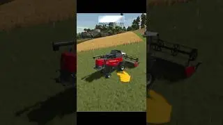 Комбайн Massey Ferguson 7360 AL4 Beta собирает овес 🌾🚜 | FS25 Smooth Harvest