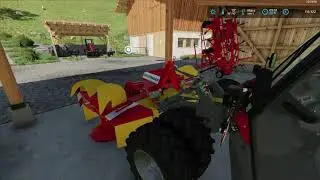 Erster Schnitt mit dem Aebi TT281 Steile H&auml;nge im Tyrolerweissenbach Tal Landwirtschaftssimulator 22