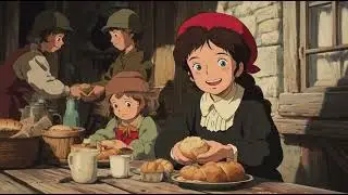 Harvest Morning in a Tiny European Village. 🌾 Peaceful Ghibli-Style Animation.Harvest&nbsp;Morning