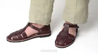 スティーブモノ STEVE MONO グルカサンダル レザーサンダル ARTISANAL SANDALS バーガンディー / ワイン