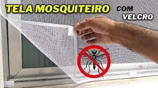 💥TESTEI! A MAIS VENDIDA TELA MOSQUITEIRO para JANELA com VELCRO da PROTEJ. &Eacute; BOA? #review #testei