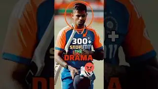 STOP THE DRAMA 🤔 #shorts #cricket #shortvideo
