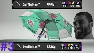 Splatoon 3 - When you're a GIGA CHAD Splat Brella ENJOYER in Tower Control!