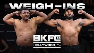 BKFC 80 HOLLYWOOD PERDOMO vs ADAMS 2 Weigh-In | LIVE!