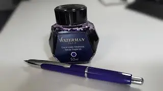 Fountain Pen Filling: Majohn A2 with Waterman Tender Purple