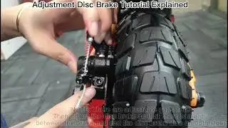 KuKirin G2pro Adjusting Disc Brakes Tutorial  |  Step by Step Repair 2 0