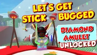 Bee Swarm Simulator Diamond Stick Bug Amulet - 'UNLOCKED'