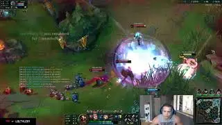 Tyler1's Draven is kind of freaky