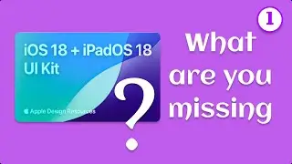 📱 Figma iOS App: How to Use &ldquo;iOS 18 UI Kit&rdquo; &ndash; Beginners Project