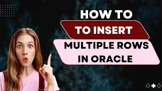How can I insert multiple rows of data in one SQL command in Oracle