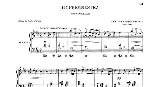Hypermnestra (Passacaille) - Charles-Hubert Gervais - Piano Solo