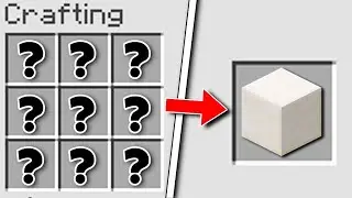 Minecraft: How to Craft Quartz Blocks (10 Second Crafts)