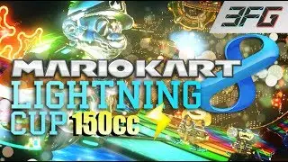 Mario Kart 8 Gameplay 1080p - Lightning Cup 150cc - 3FG