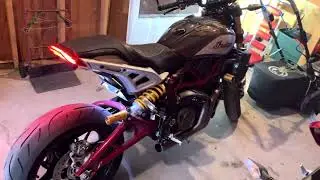2022 INDIAN FTR 1200 R CARBON STRAIGHT PIPE ABYSMALLY LOUD