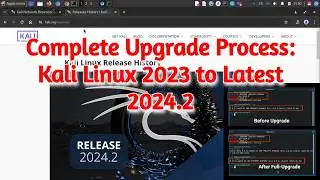 Upgrade Kali Linux to 2024.2: Full Tutorial [How to] | NEW ✓