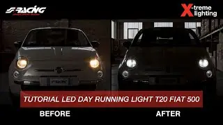 [ITA] Fiat 500 luci di posizione T20 LED tutorial montaggio - Simoni Racing