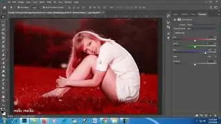 Photoshop tutorial Light Green Color Grading Effect in Photoshop cc