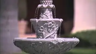 Bernini Rechargeable Collector's Edt Flora Fountain with LED Light on QVC