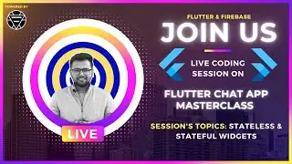 🚀 Live Session 8: Understanding Flutter Widgets - Stateless & Stateful Widgets 📲 | In Hindi