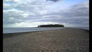 Charles Island Tide Tombolo Time Lapse
