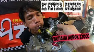 Super 220cc engine build for Yamaha Aerox | Straight JVT