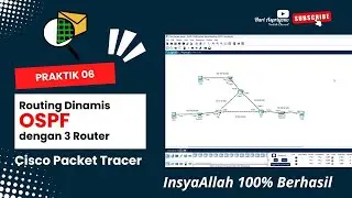 Tutorial Routing Dinamis OSPF dengan 3 Router | Simulasi Cisco Packet Tracer