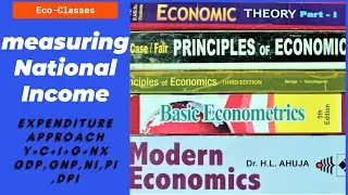 Measurement of national income expenditure approach| Urdu/Hindi| NI, GDP, GNP, PI, DPI| Eco-Classes