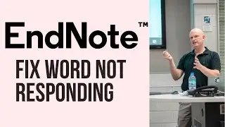 Исправление проблемы &laquo;EndNote не отвечает&raquo; в Word (краткое руководство)