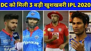 3 Big Good News for Delhi capitals before IPL 2020 | Delhi capitals Big Good News | IPL 2020