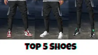 FREE FIRE TOP 5 RARE SHOES | BEST DRESS COMBINATION FOR JAZZ PANT | AVAILABLE STORE |