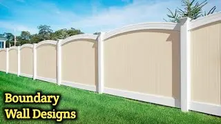 100 + Compound wall designs Latest / Modern Boundary Wall design 2025 / Exterior Wall design