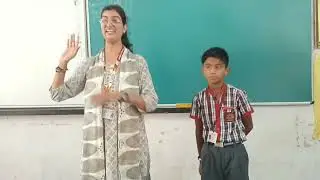 joyful learning mental maths in KV number 1 Agra by KBC winner