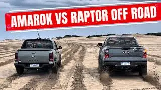 &iquest;AMAROK V6 o RAPTOR V6? 😱 Las pusimos en la arena de Pinamar