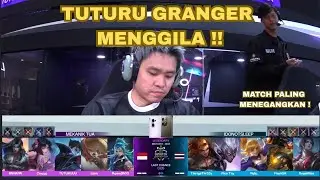 TUTURU GRANGER MENGGILA !! MATCH PALING MENEGANGKAN !! MEKANIK TUA vs IDONOTSLEEP ! MOBILE LEGEND