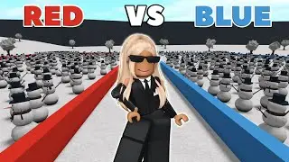 КОНКУРС ПО СТРОИТЕЛЬСТВУ СНЕГОВИКА В БЛОКСБУРГЕ | roblox