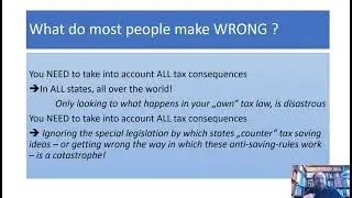 International Tax Planning Some new hints 2021